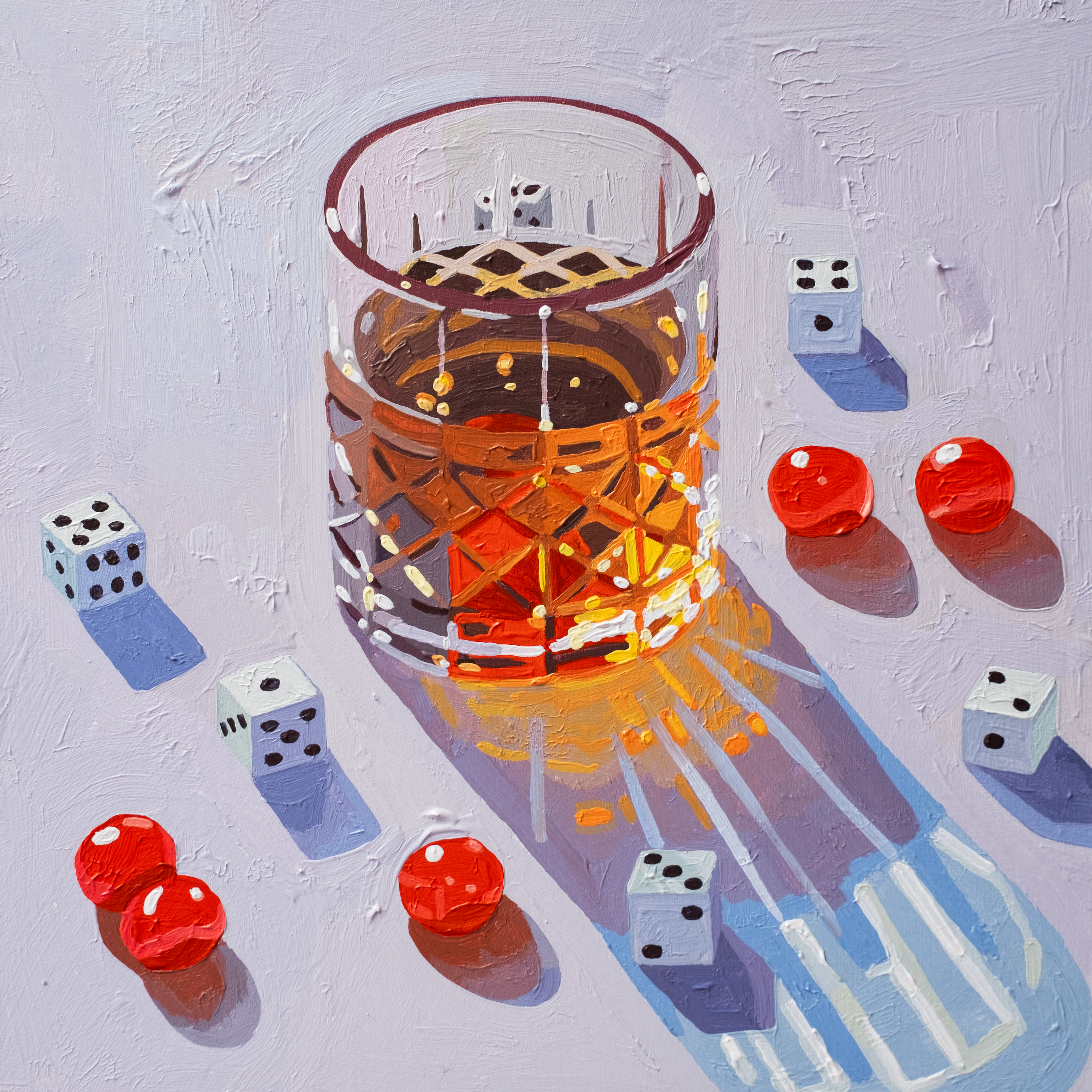 サントリーウイスキー 700ml　ヴィンテージグラス　レジンアート Whiskey (Sweet) Print (multiple sizes) – Leah Gardner Art