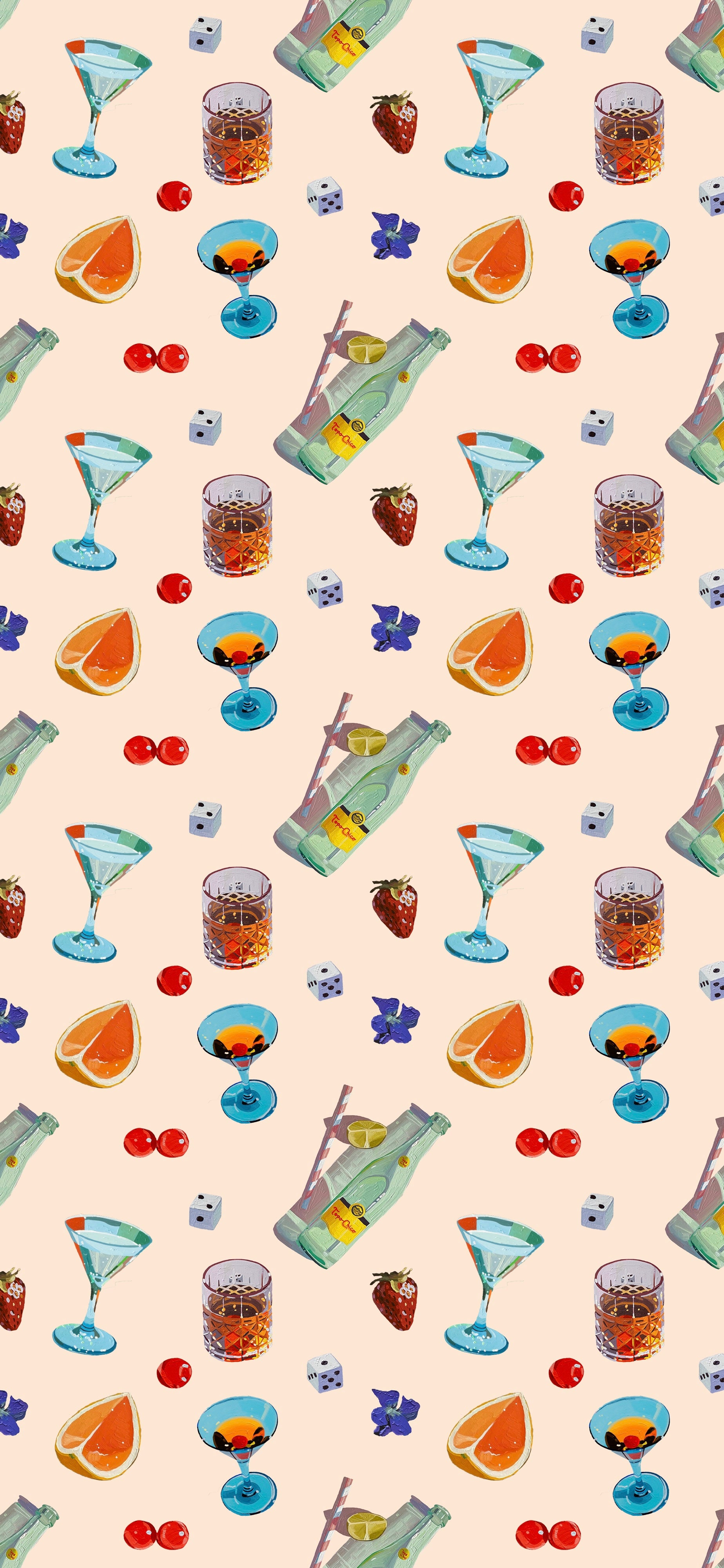 Drinks Phone Wallpaper 6-Pack