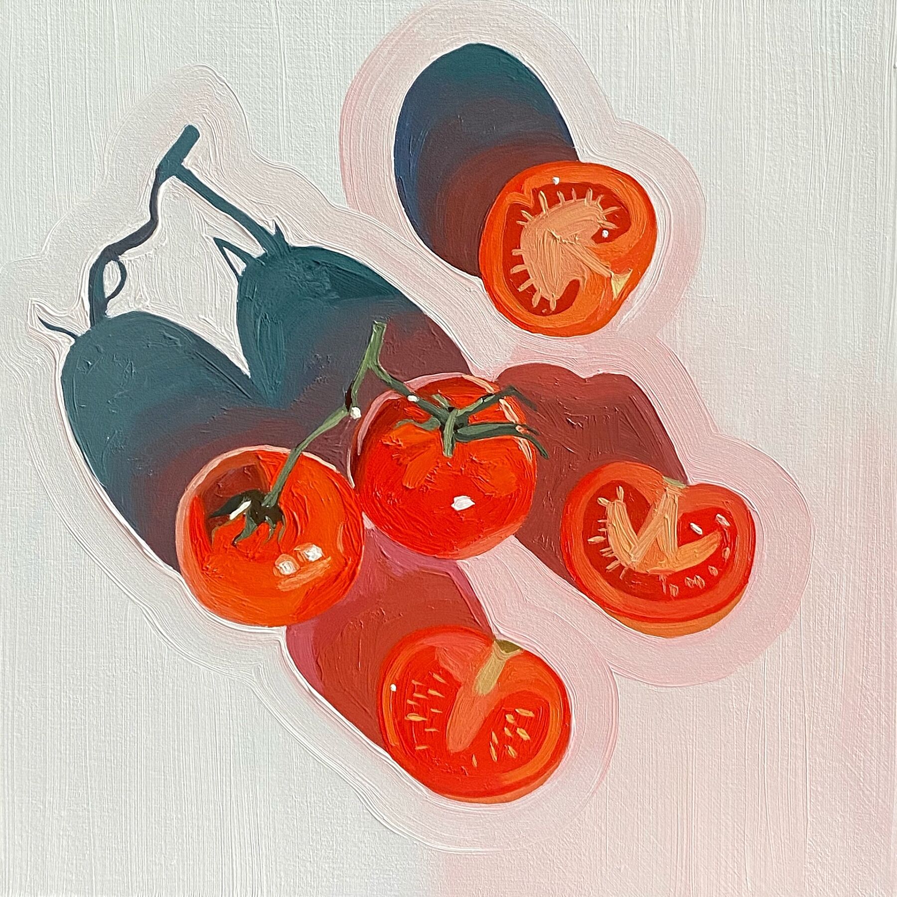 Tomato Print (8x8 inches)