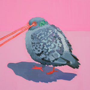 Custom order of Lovebirds and Destruction Pigeon Print