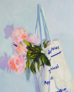 Grocery Peonies Print (multiple sizes)