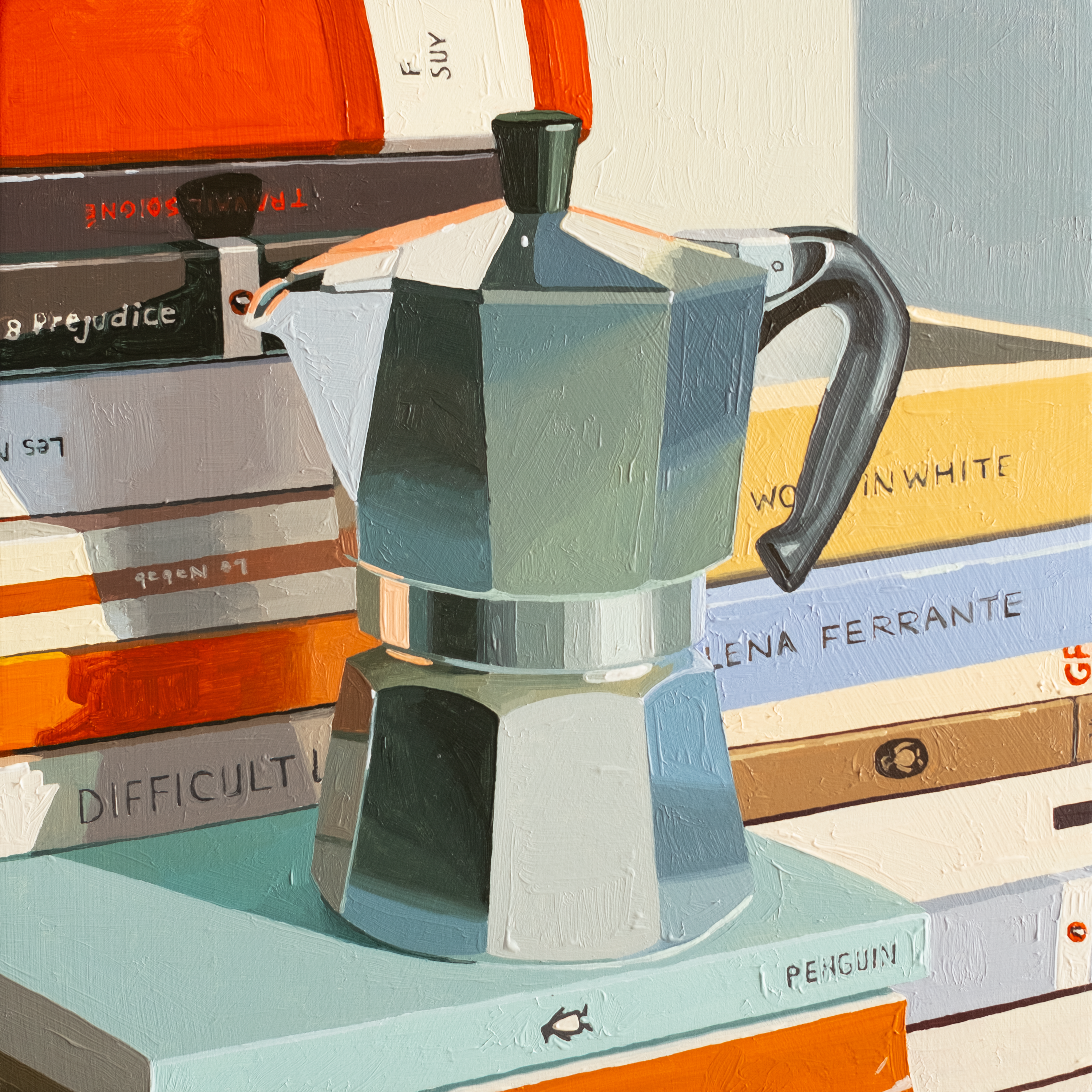Moka Pot and French Classics no. 3 Print (8x8 inches)