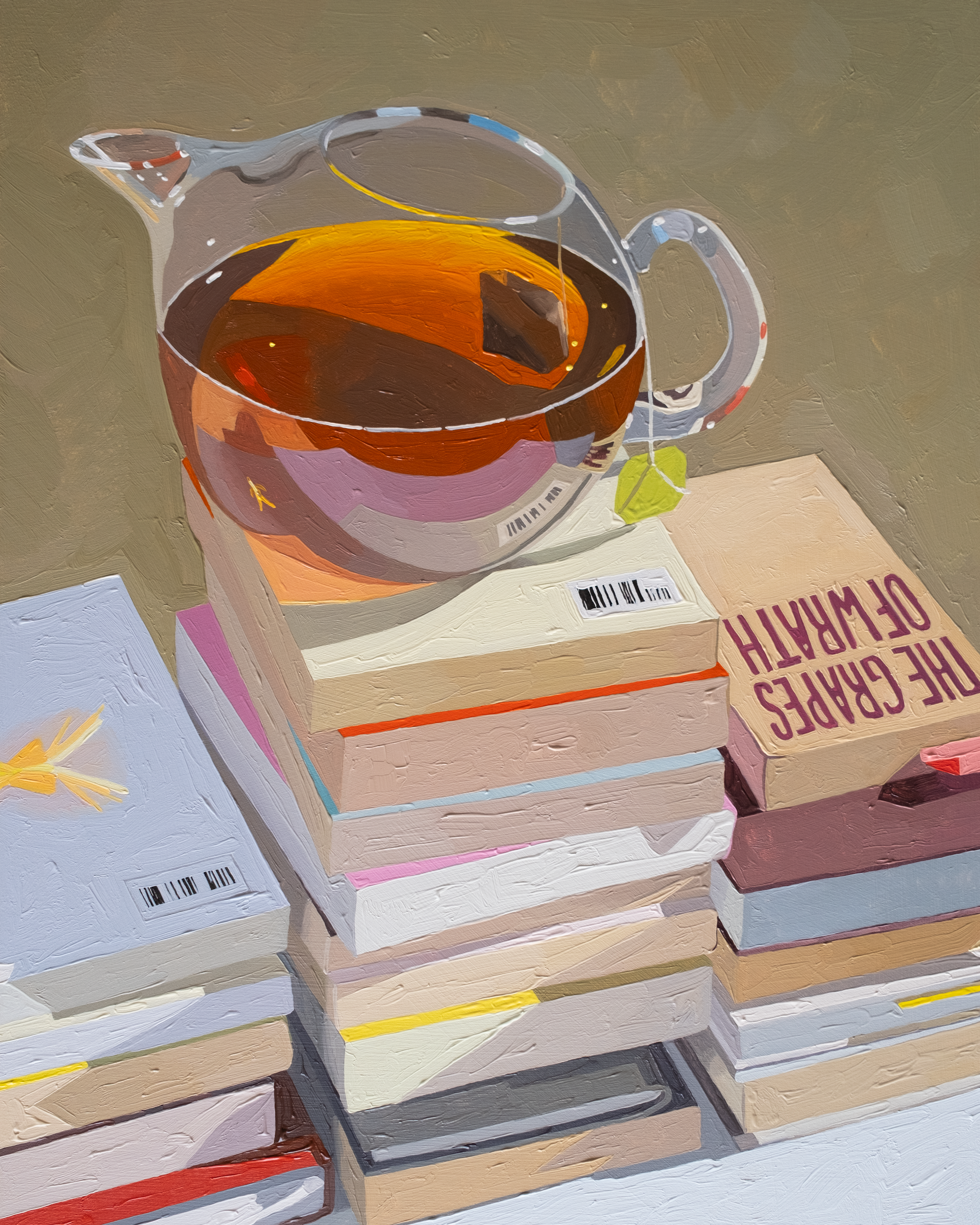 Tea and Books Print (multiple sizes)