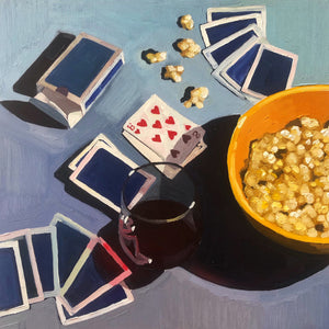 Wine, Popcorn & Cards