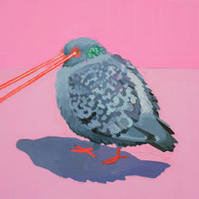 Load image into Gallery viewer, Pigeon Oil Painting by Leah Gardner
