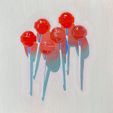 Load image into Gallery viewer, Red Pops Print (8x8 inches)
