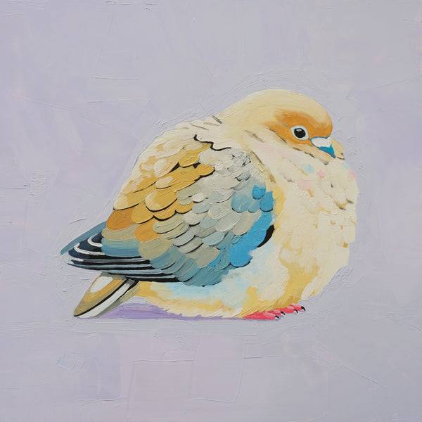 Mourning Dove Print (8x8 inches) – Leah Gardner Art