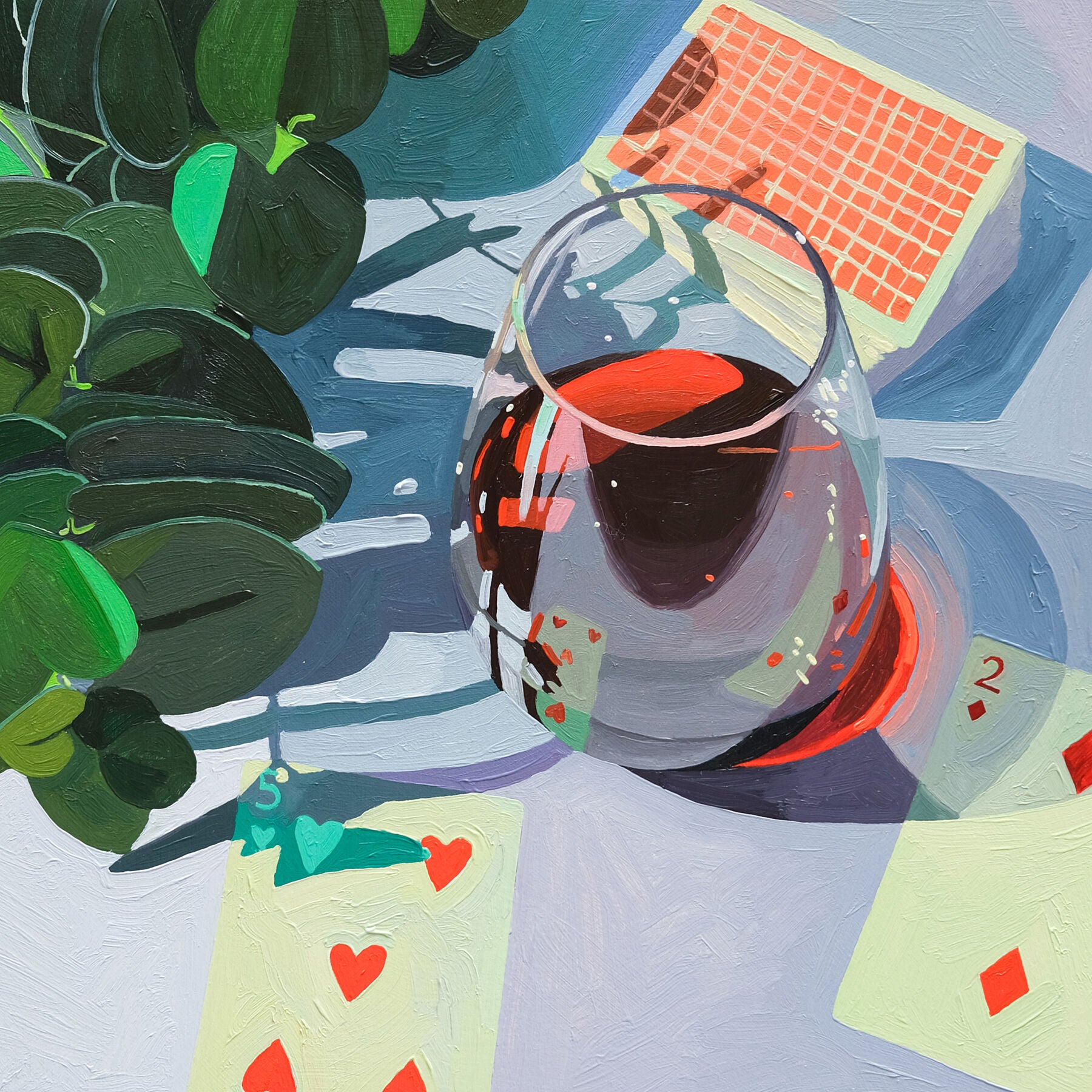 Eucalyptus, Wine, Cards Print (multiple sizes)