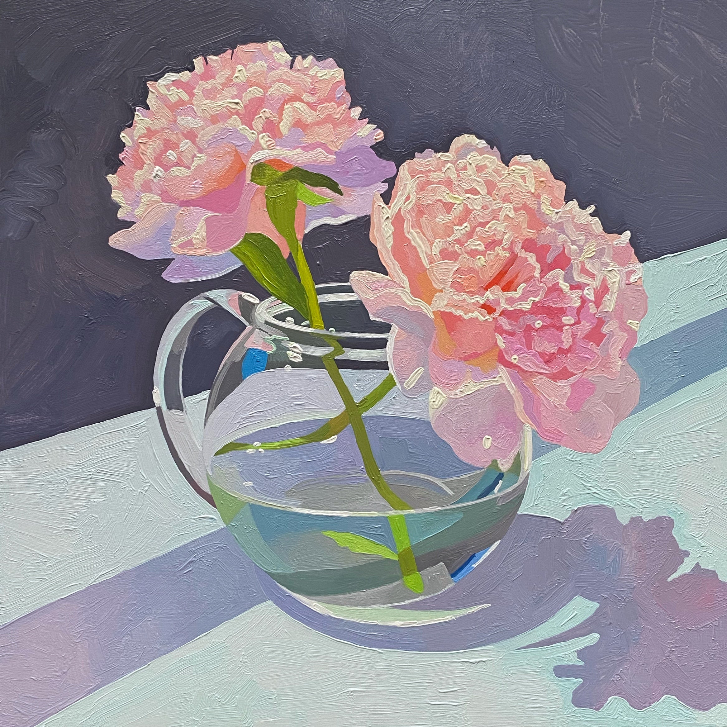 Peonies & Teapot