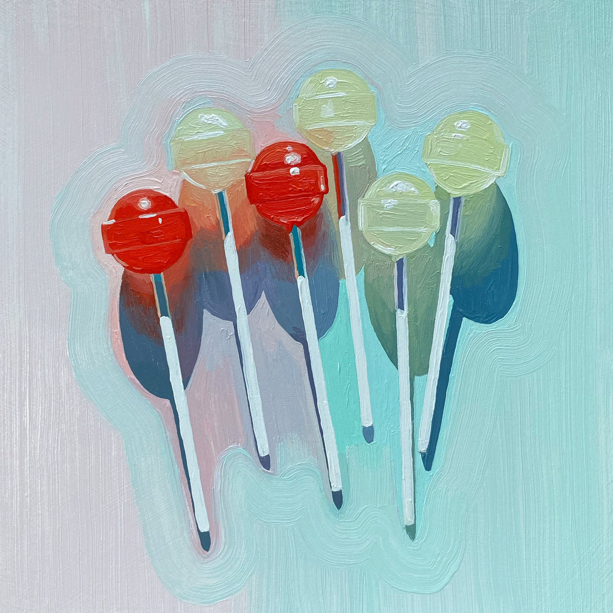 Strawberry and Cream Soda Suckers – Leah Gardner Art