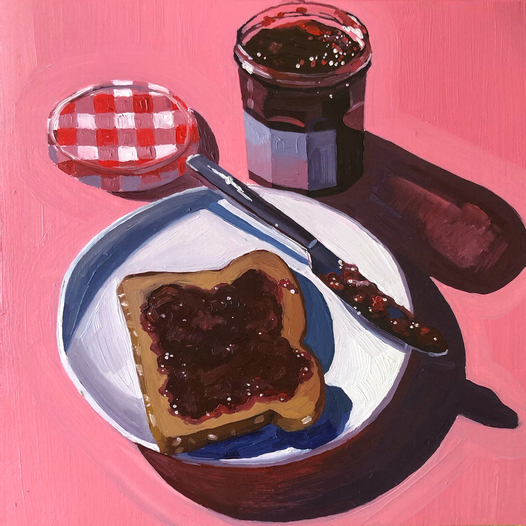 Raspberry jam & toast